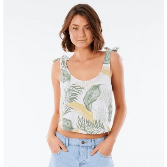 🔆RIP CURL🔆 COASTAL PALMS CAMI COASTAL PALM SHORT SET - Picture 7 of 16